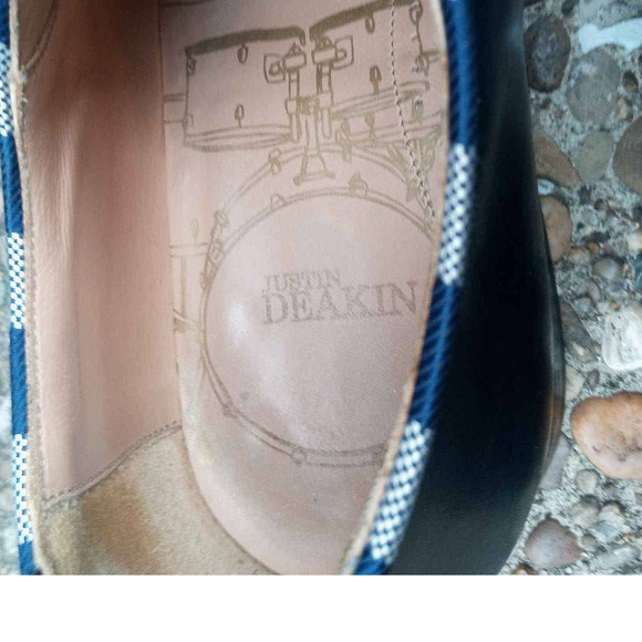 AUTHENTIC JUSTIN DEAKIN MONK STRAP LOAFERS - SIZE 10/ Made in Italy